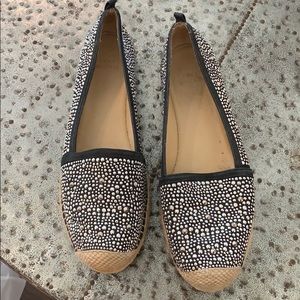 Stuart Weitzman “Rock On” Suede Espadrille 8.5